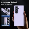 Lemxiee Coque pour Samsung Galaxy Z Fold 7 Case en Ultra-Mince & Acrylique Violet Coque