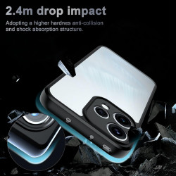 Lemxiee Coque pour Oppo Reno 15 5G Case + [2 Pièces] Protecteur d'écran Verre Trempé pour Oppo Reno 15 5G,Silicone Flexible + Ac