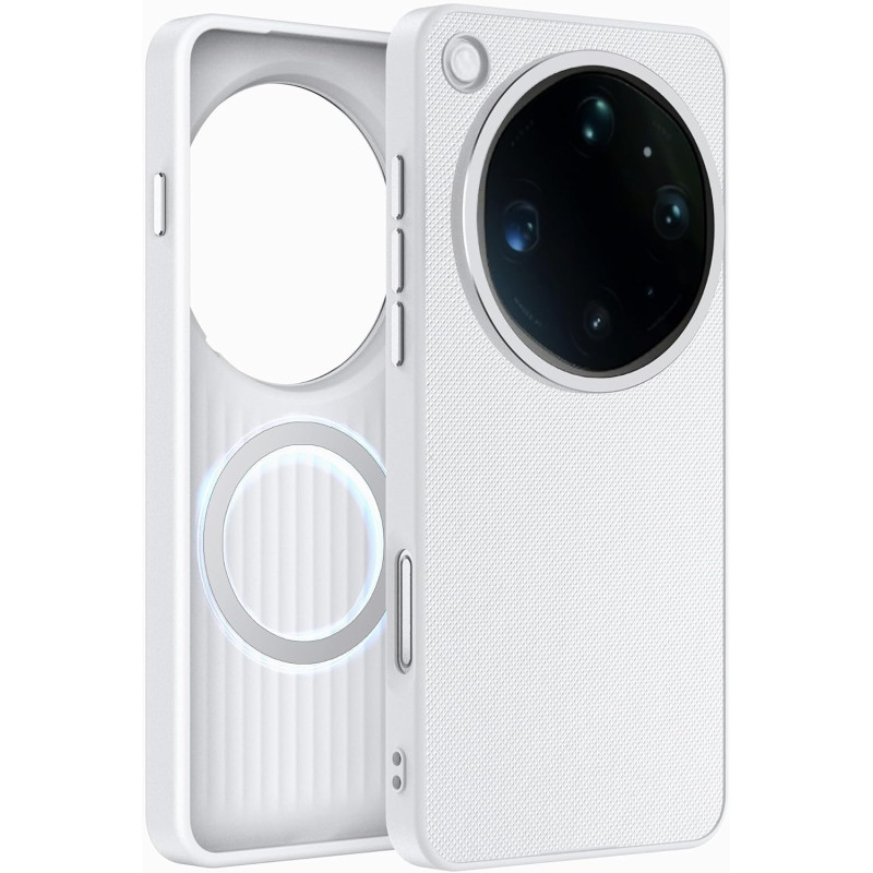 Lemxiee Coque Magnétique pour Oppo Find X9 Ultra Case en Metal Buttons & Metal Lens Protective Frame,Compatible avec MagSafe Coq