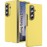 Lemxiee Coque pour Samsung Galaxy Z Fold 7 Case en Ultra-Mince & Acrylique Jaune Coque