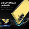 Lemxiee Coque pour Samsung Galaxy Z Fold 7 Case en Ultra-Mince & Acrylique Jaune Coque