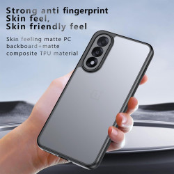 Lemxiee Case pour OnePlus Nord 5 Coque en Anti-Empreinte & Antidérapant & Anti-Chute Silicone Flexible + Acrylique Transparent