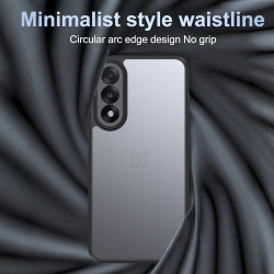 Lemxiee Case pour OnePlus Nord 5 Coque en Anti-Empreinte & Antidérapant & Anti-Chute Silicone Flexible + Acrylique Transparent