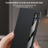 Lemxiee Coque pour Honor Magic V6 Case en Béquille & Fenêtre de visualisation Coque Cuir PU