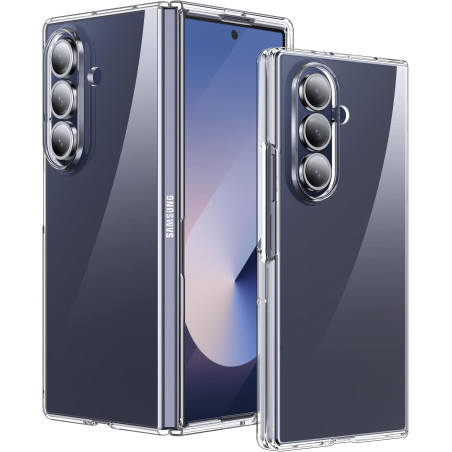 Lemxiee Coque pour Samsung Galaxy Z Fold 7 Case en Ultra-Mince & Acrylique Transparent Coque