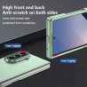 Lemxiee Coque pour Samsung Galaxy Z Fold 7 Case en Ultra-Mince & Acrylique Vert Coque