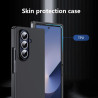 Lemxiee Coque pour Samsung Galaxy Z Fold 7 Case en Ultra-Mince & Acrylique Noir Coque