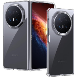 Lemxiee Coque pour Honor Magic V6 Case en Ultra-Mince & Acrylique Transparent,Compatible avec MagSafe Coque