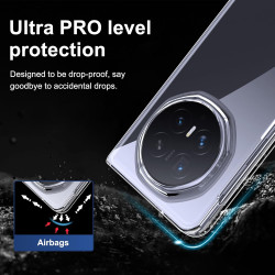 Lemxiee Coque pour Honor Magic V6 Case en Ultra-Mince & Acrylique Transparent,Compatible avec MagSafe Coque