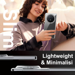 Lemxiee Coque pour Honor Magic V6 Case en Ultra-Mince & Acrylique Transparent,Compatible avec MagSafe Coque