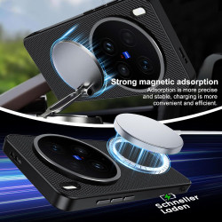 Lemxiee Coque Magnétique pour Vivo X300 Ultra Case avec Metal Buttons & Metal Lens Protective Frame,Compatible avec MagSafe Coqu