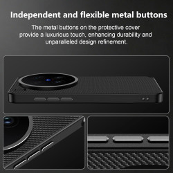 Lemxiee Coque Magnétique pour Vivo X300 Ultra Case avec Metal Buttons & Metal Lens Protective Frame,Compatible avec MagSafe Coqu