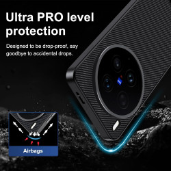 Lemxiee Coque Magnétique pour Vivo X300 Ultra Case avec Metal Buttons & Metal Lens Protective Frame,Compatible avec MagSafe Coqu