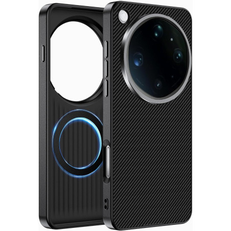 Lemxiee Coque Magnétique pour Oppo Find X9 Ultra Case en Metal Buttons & Metal Lens Protective Frame,Compatible avec MagSafe Coq