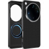 Lemxiee Coque Magnétique pour Oppo Find X9 Ultra Case en Metal Buttons & Metal Lens Protective Frame,Compatible avec MagSafe Coq