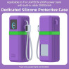 Coque de protection en silicone pour batterie externe uvert 200 w 25000 mah, étui antidérapant avec design anti-chocs, découpes 