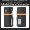 Coque de protection en silicone pour batterie externe uvert 200 w 25000 mah, étui antidérapant avec design anti-chocs, découpes 