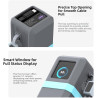 Coque de protection en silicone pour batterie externe uvert 200 w 25000 mah, étui antidérapant avec design anti-chocs, découpes 