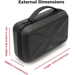 Étui de protection universel en EVA compatible avec les chargeurs de batterie intelligents NOCO GENIUS10, GENIUS5, GENIUS2, GENI
