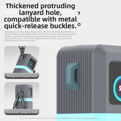 S coque de protection en silicone pour batterie externe uvert 200 w, coque antidérapante et antichoc pour chargeur portable 25 0