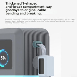 S coque de protection en silicone pour batterie externe uvert 200 w, coque antidérapante et antichoc pour chargeur portable 25 0