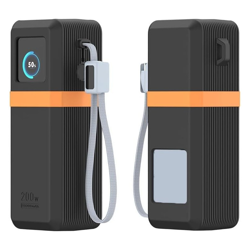 S coque de protection en silicone pour batterie externe uvert 200 w, coque antidérapante antichoc pour chargeur portable 25 000 
