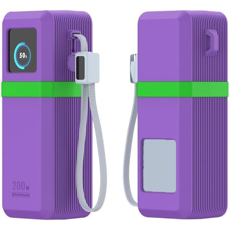 S coque de protection en silicone pour batterie externe uvert 200 w, coque antidérapante et antichoc pour chargeur portable 25 0
