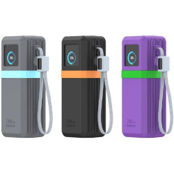 Coque de protection en silicone pour batterie externe uvert 200 w, coque antidérapante antichoc avec découpes précises, coque po