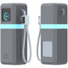 Coque de protection en silicone pour batterie externe uvert 200 w, coque antidérapante antichoc avec découpes précises, coque po
