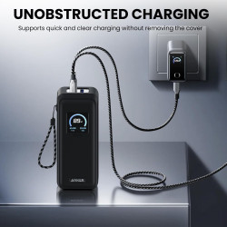 Compatible avec Anker Prime Power Bank 26, 250 mAh, 300 W, coque de protection en silicone souple antichoc pour batterie externe