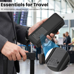 Compatible avec Anker Prime Power Bank 26, 250 mAh, 300 W, coque de protection en silicone souple antichoc pour batterie externe