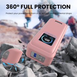 Compatible avec Anker Prime Power Bank 26, 250 mAh, 300 W, coque de protection en silicone souple antichoc pour batterie externe