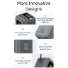 Uvert nexode power bank 20 000 mah 165 w coque en silicone avec ajustement parfait et accès complet aux boutons et ports (noir)