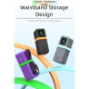Uvert nexode power bank 20 000 mah 165 w coque en silicone avec ajustement parfait et accès complet aux boutons et ports (violet