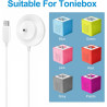 9V Chargeur USB pour Toniebox 1.8M Audio Tonie Box Station de Charge Peut Remplacer Adaptateur Le Câble de Charge d'origine DC 5