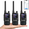BAOFENG GT-5R Mini 5W Radio Bi-Bande, Talkie-walkie VHF/UHF, Programmation sans Fil par Application, Double PTT, Port de Chargem