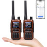 BAOFENG GT-5R Mini 5W Radio Bi-Bande, Talkie-walkie VHF/UHF, Programmation sans Fil par Application, Double PTT, Port de Chargem