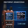 BAOFENG GT-5R Mini 5W Radio Bi-Bande, Talkie-walkie VHF/UHF, Programmation sans Fil par Application, Double PTT, Port de Chargem
