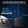 BAOFENG GT-5R Mini 5W Radio Bi-Bande, Talkie-walkie VHF/UHF, Programmation sans Fil par Application, Double PTT, Port de Chargem
