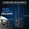 Baofeng GT-5R Mini 5W Radio portative Double Bande, Talkie-walkie UHF VHF Compact avec Programmation Via Application BT, 999 can