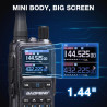 BAOFENG GT-5R Mini 5W Radio Bi-Bande, Talkie-walkie VHF/UHF, Programmation sans Fil par Application, Double PTT, Port de Chargem