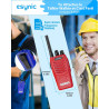 eSynic Talkies Walkies Ensemble de 3 Pièces Rouge Jaune Bleu PMR446 sans Licence 16 Canaux Talkies Walkies Rechargeable Batterie