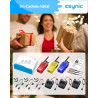 eSynic Talkies Walkies Ensemble de 3 Pièces Rouge Jaune Bleu PMR446 sans Licence 16 Canaux Talkies Walkies Rechargeable Batterie