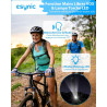 eSynic 4PCS Talkies-Walkies Longue Distance avec Écouteurs Talkie-walkie Rechargeable 16 Canaux PMR446 sans Licence Boîtier Robu