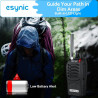 eSynic 10pcs Talkies-Walkies Longue Distance avec Écouteurs Talkie Walkie Professionnel 16 Canaux 1500 mAh avec Chargeur USB Com