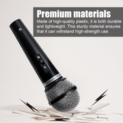 Ensemble de 4 Faux Microphones: Modèle réduit de Faux Microphone, Microphone de Simulation, Accessoire de scène Amusant et idéal