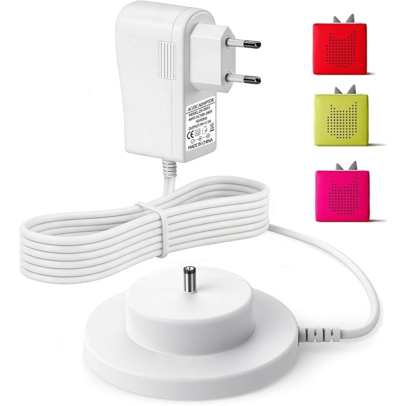 Chargeur pour Toniebox, Adaptateur Le Câble de Charge 9 V 1.5A pour Tonie Box 1 Lecteur Audio, Secteur Remplaçant de Station de 