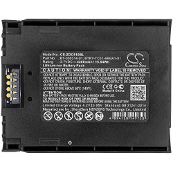 TECHTEK Batterie 4200mAh Compatible avec [Zebra] TC51, TC510, TC510K, TC510K-1PAZU2P-A6, TC51HC, TC52, TC52ax, TC52x, TC56, TC57