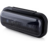 Pyle Cache Autoradio Bateau Étanche – Protection Autoradio Marin Fumé Waterproof Anti UV avec Porte Relevable, Boîtier Radio Mar