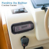 Pyle Housse Stéréo Marine - Boîtier de protection étanche pour radio - Protection Robuste pour Radio de Bateau - Couleur Fumée -